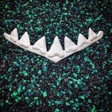 Blank plastic shell set from IDfabrications ID Fabrications for cosplay crafting mermaid tops and merfolk accessories Shark tooth crown
