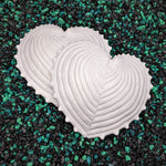 Blank plastic shell set from IDfabrications ID Fabrications for cosplay crafting mermaid tops and merfolk accessories Heart Cockle Shell Set