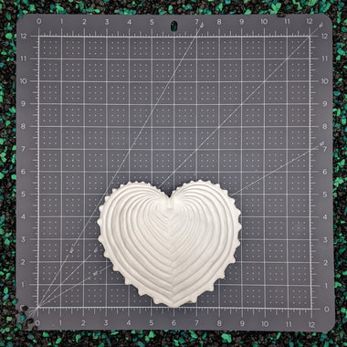 Blank plastic shell set from IDfabrications ID Fabrications for cosplay crafting mermaid tops and merfolk accessories Heart Cockle Shell Set