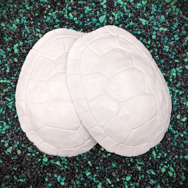 Blank plastic shell set from IDfabrications ID Fabrications for cosplay crafting mermaid tops and merfolk accessories Large Turtle Shell Set
