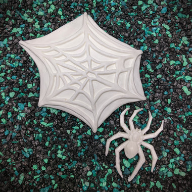 Blank plastic shell set from IDfabrications ID Fabrications for cosplay crafting mermaid tops and merfolk accessories spider web halloween spooky set