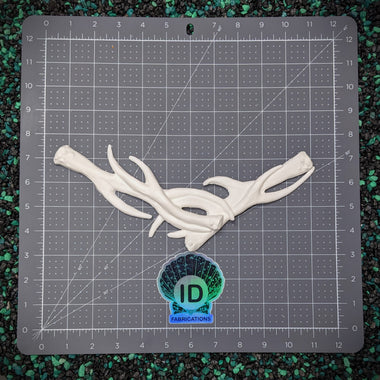 Blank plastic shell set from IDfabrications ID Fabrications for cosplay crafting mermaid tops and merfolk accessories antler crown horns