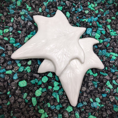 Blank plastic shell set from IDfabrications ID Fabrications for cosplay crafting mermaid tops and merfolk accessories Poison Ivy Leaf for hair accessories