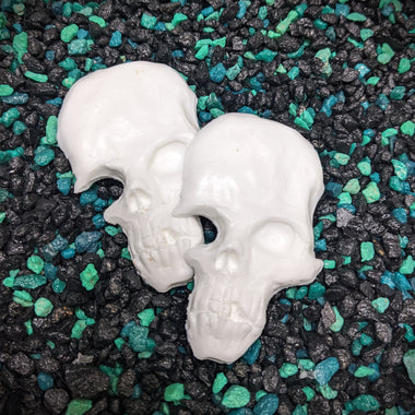Blank plastic fake faux shell set from IDfabrications ID Fabrications for cosplay DIY crafting mermaid tops and merfolk accessories shells bra mermaidtop siren small Skull Set