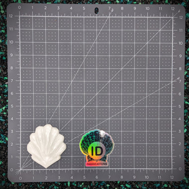 Blank plastic shell seashell set from IDfabrications ID Fabrications for cosplay crafting mermaid tops and merfolk accessories Bubble Clam Shell Set