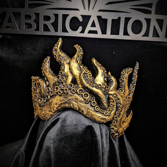 Release the Kraftin' Tentacle Crown black and gold