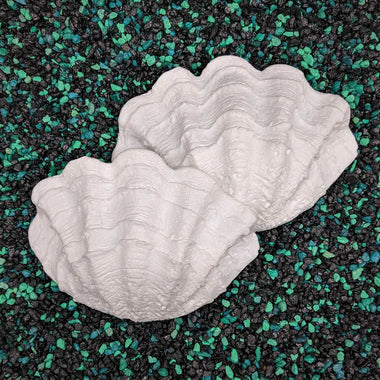 Blank plastic Clam shell set from IDfabrications ID Fabrications for cosplay crafting mermaid tops and merfolk accessories