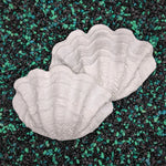 Blank plastic Clam shell set from IDfabrications ID Fabrications for cosplay crafting mermaid tops and merfolk accessories