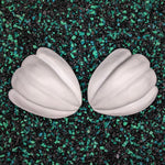 Blank plastic shell set from IDfabrications ID Fabrications for cosplay crafting mermaid tops and merfolk accessories Cartoon Shell Set Ariel Little Mermaid purple sea shells