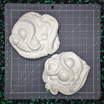 Blank plastic shell set from IDfabrications ID Fabrications for cosplay crafting mermaid tops and merfolk accessories Large Octopus plus Tentacles bubbles