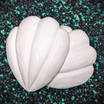 Blank plastic shell set from IDfabrications ID Fabrications for cosplay crafting mermaid tops and merfolk accessories Cartoon Shell Set Ariel Little Mermaid purple sea shells