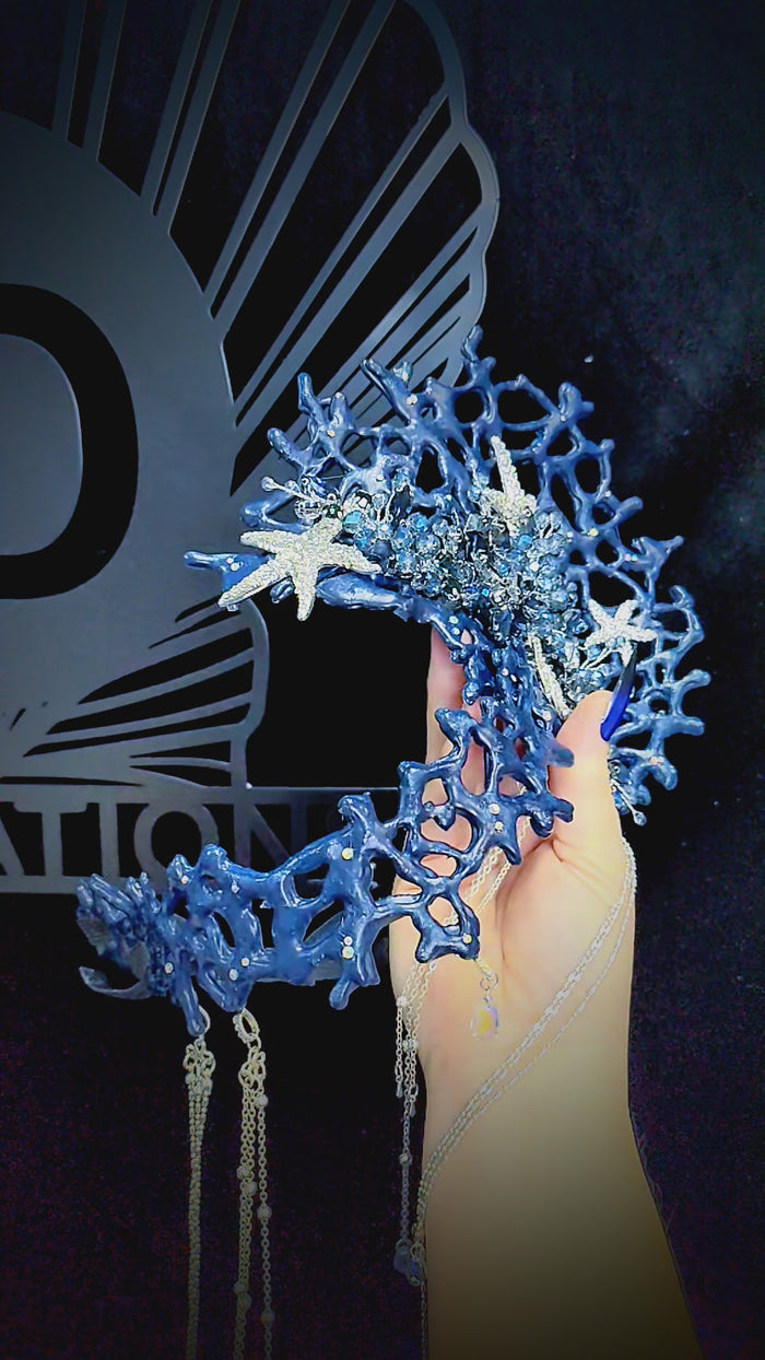 IDfabrications Release the Kraftin Sea Fan Coral Set pf Nine Navy and Silver Crown video