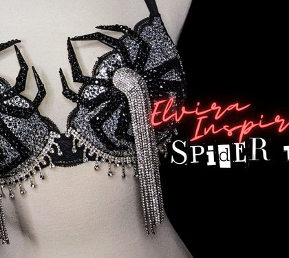 Elvira Inspired Spider Top Tutorial DIY from ID Fabrications