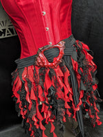 Seaweed Skelp Belt – Red - Swimmable Costume Belt with Handcrafted Buckle