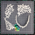 IDfabrications Release the Kraftin Sea Fan Coral on grid set of 9