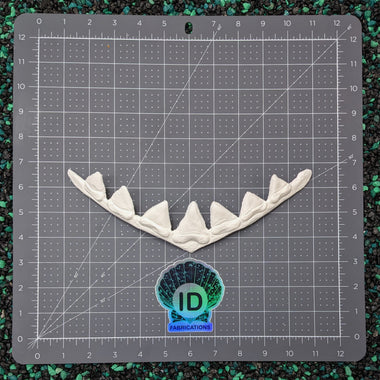 Blank plastic shell set from IDfabrications ID Fabrications for cosplay crafting mermaid tops and merfolk accessories Shark tooth crown