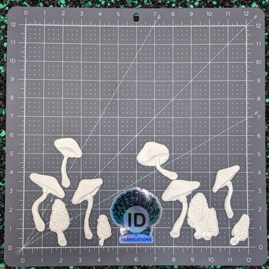 Blank plastic shell set from IDfabrications ID Fabrications for cosplay crafting mermaid tops and merfolk accessories mushroom crown  fairy faefolk cottagecore