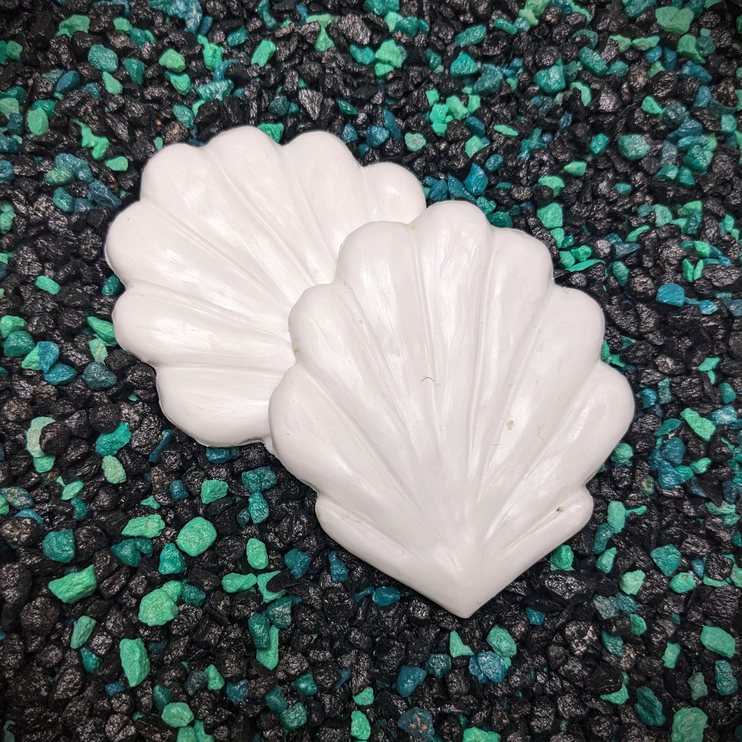 Blank plastic shell seashell set from IDfabrications ID Fabrications for cosplay crafting mermaid tops and merfolk accessories Bubble Clam Shell Set