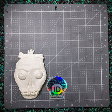 Tiki vibes shrunken head Blank plastic fake faux shell set from IDfabrications ID Fabrications for cosplay DIY crafting mermaid tops and merfolk accessories shells bra mermaidtop siren
