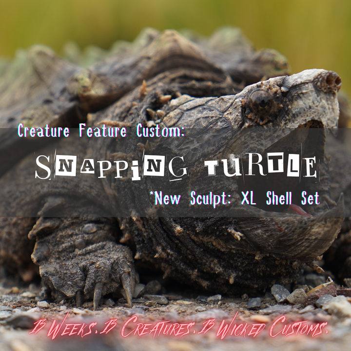 creature feature custom creation snapping turtle