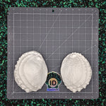 Blank Abalone Shell Set plastic shells for Mermaid tops and Accessories. ID Fabrications hand sculpted seashells