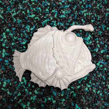 angler fish Blank plastic shell set from IDfabrications ID Fabrications for cosplay crafting mermaid tops and merfolk accessories spooky halloween deep water fish