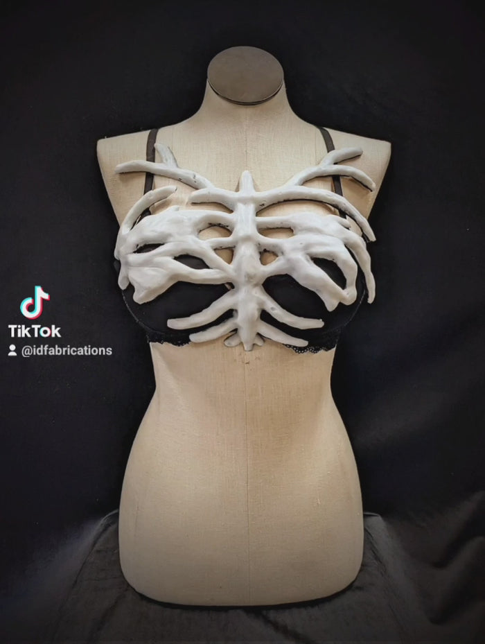 Haunted Skeleton Rib Cage ID Fabrications Silicone