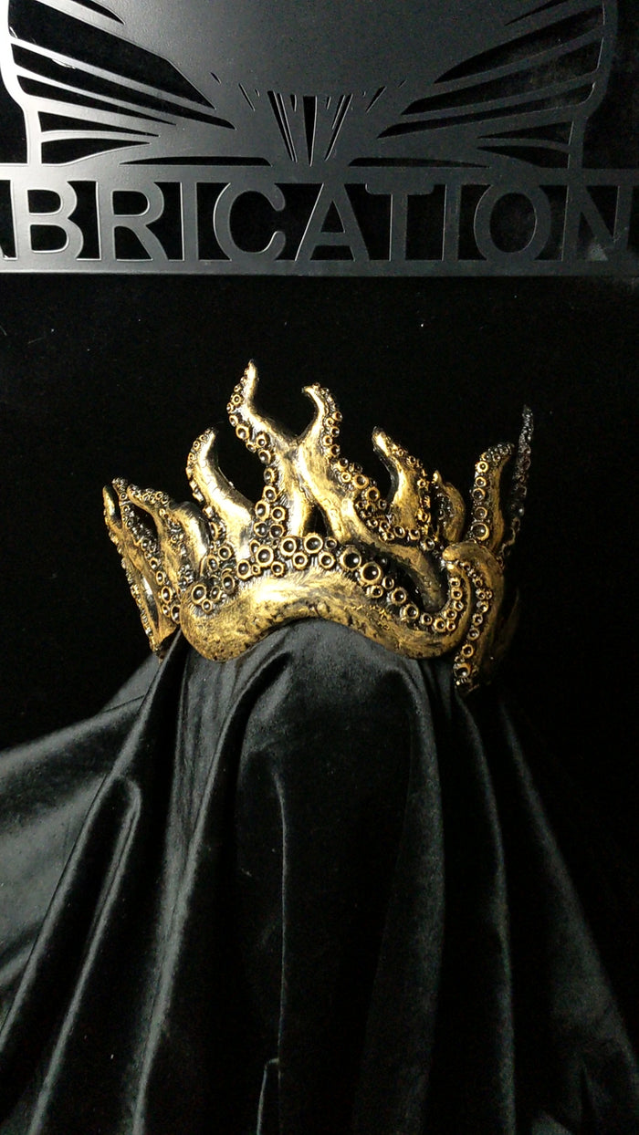 Release the Kraftin' Tentacle Crown black and gold